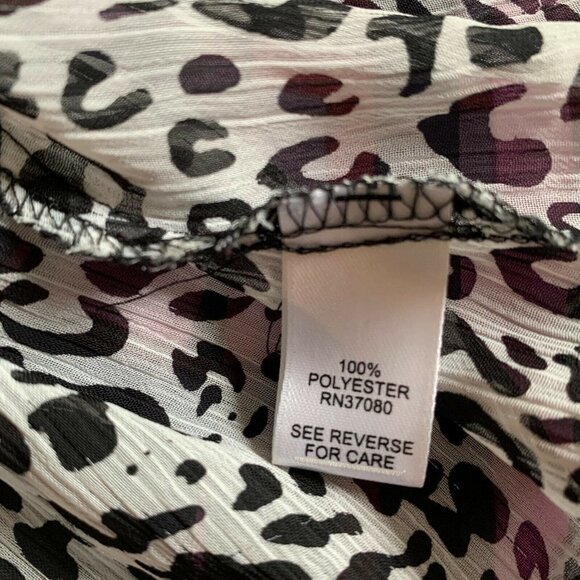 Cato Multi Color Animal Print Embellished Blouse - Picture 6 of 6